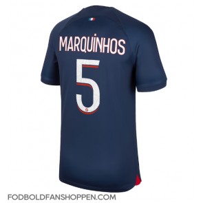 Paris Saint-Germain Marquinhos #5 Hjemmebanetrøje 2023-24 Kortærmet